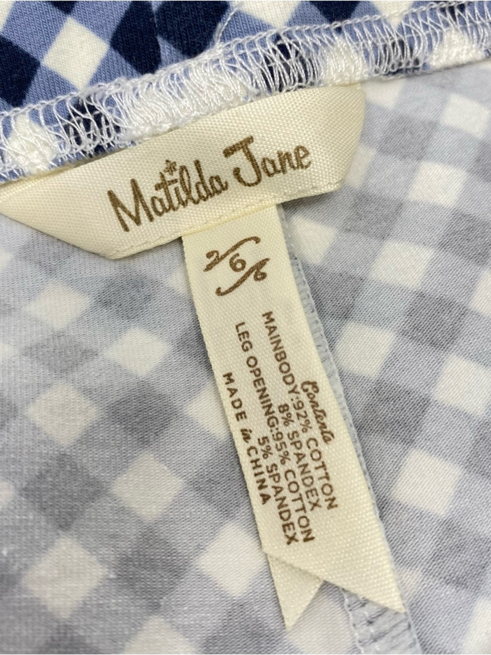 Matilda Jane Inner Artist Leggings
Blue Gingham Green Floral - Picture 9 of 10